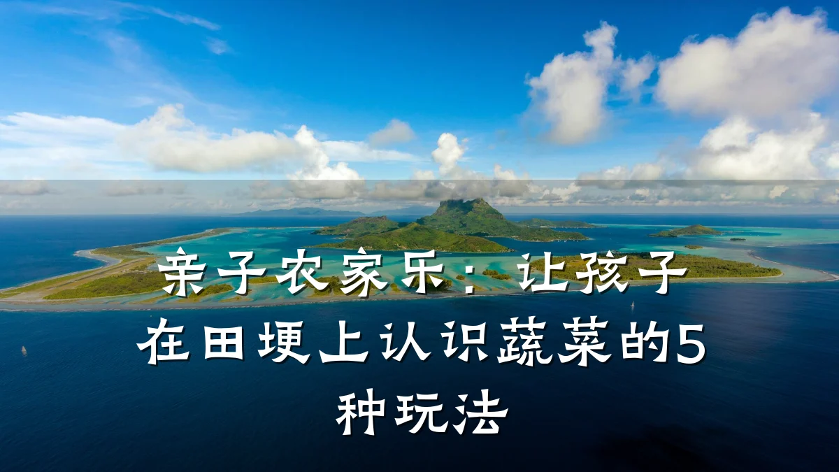 亲子农家乐：让孩子在田埂上认识蔬菜的5种玩法