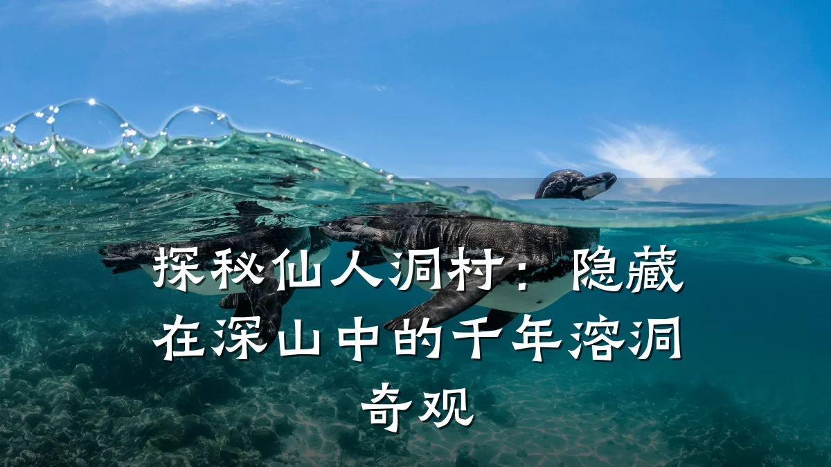 探秘仙人洞村:隐藏在深山中的千年溶洞奇观
