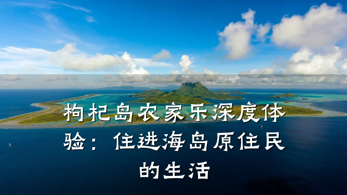 枸杞岛农家乐深度体验:住进海岛原住民的生活