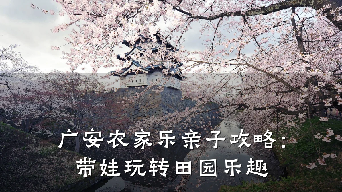 广安农家乐亲子攻略:带娃玩转田园乐趣