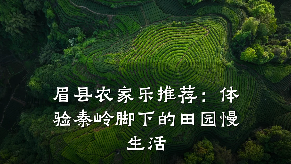 眉县农家乐推荐：体验秦岭脚下的田园慢生活