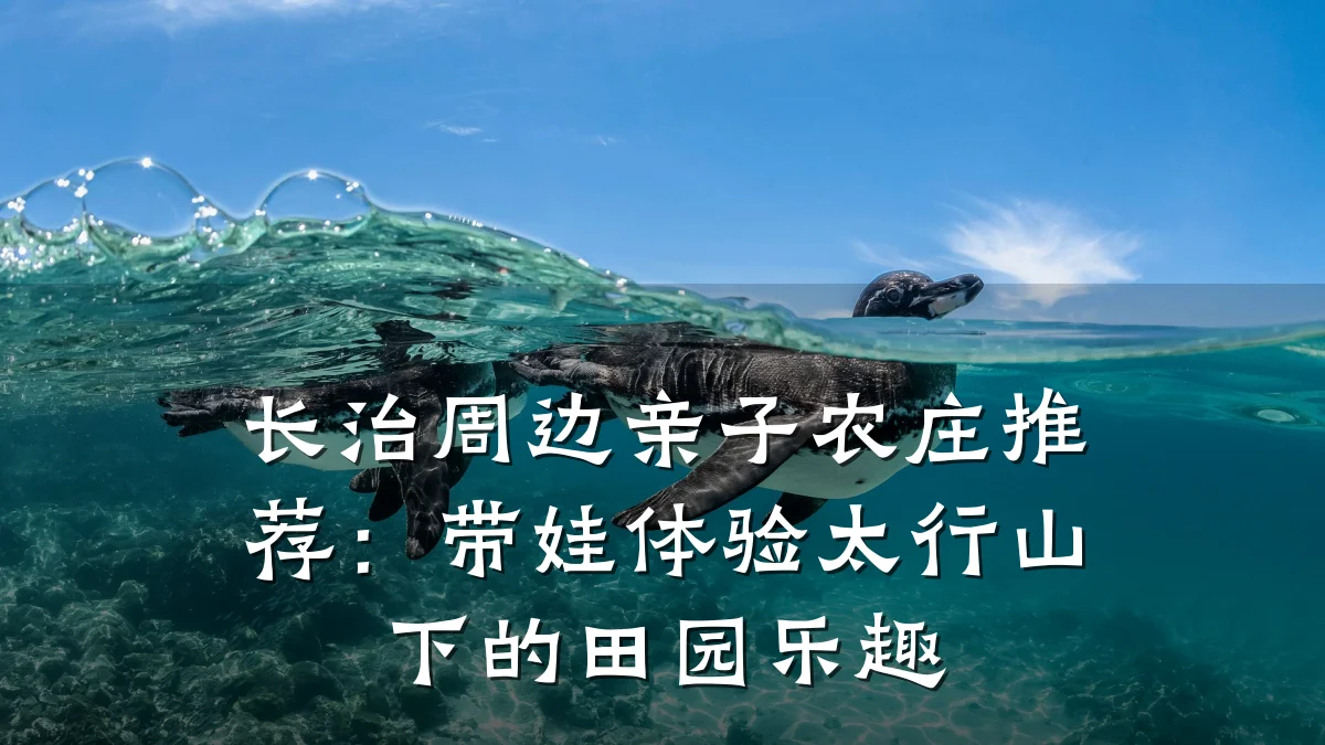 长治周边亲子农庄推荐:带娃体验太行山下的田园乐趣