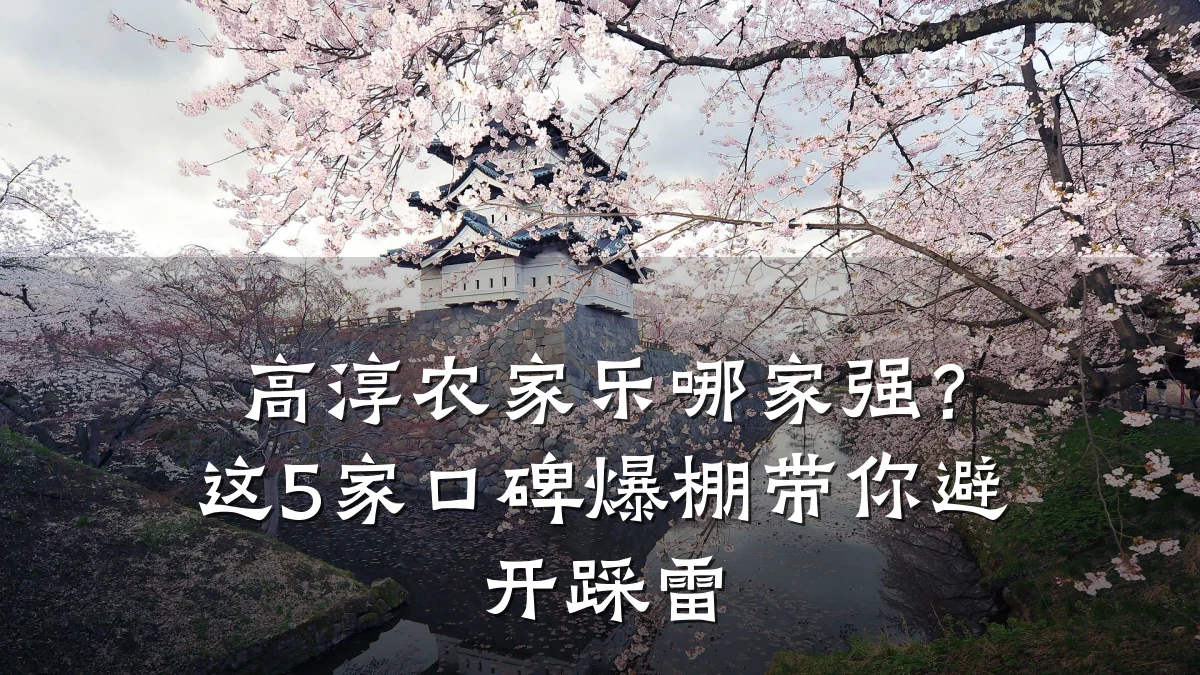 高淳农家乐哪家强?这5家口碑爆棚带你避开踩雷