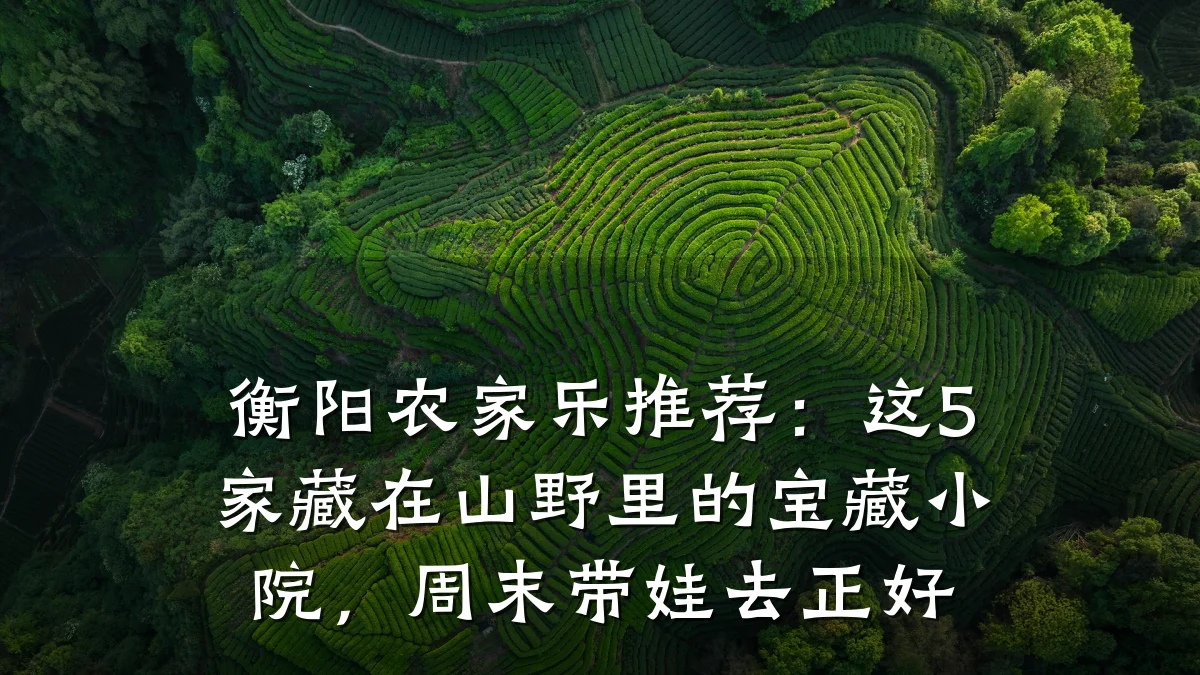 衡阳农家乐推荐:这5家藏在山野里的宝藏小院,周末带娃去正好