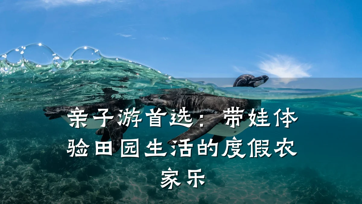 亲子游首选:带娃体验田园生活的度假农家乐