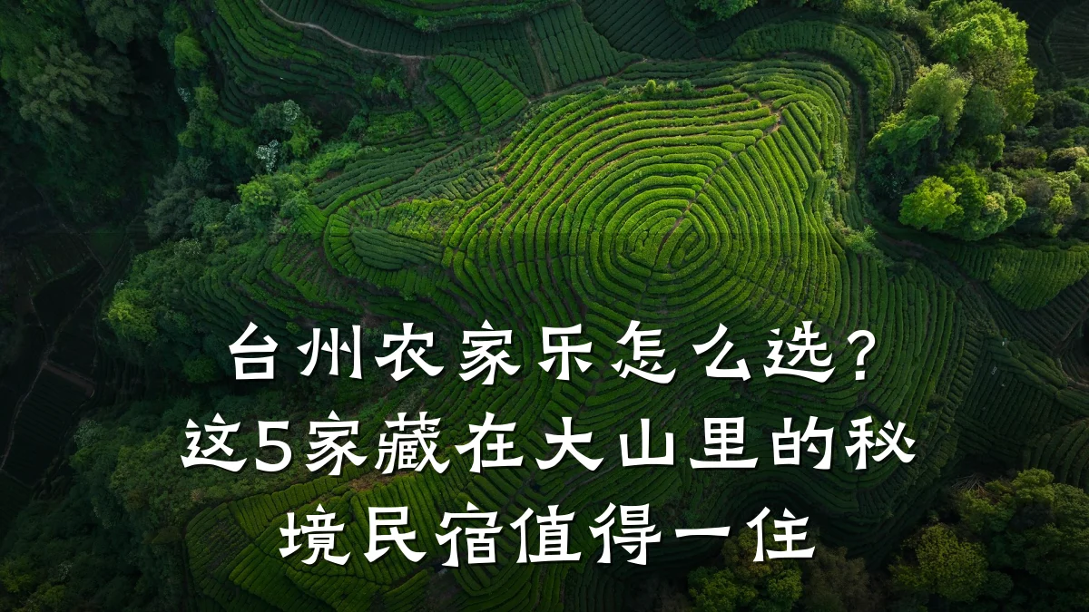 台州农家乐怎么选?这5家藏在大山里的秘境民宿值得一住