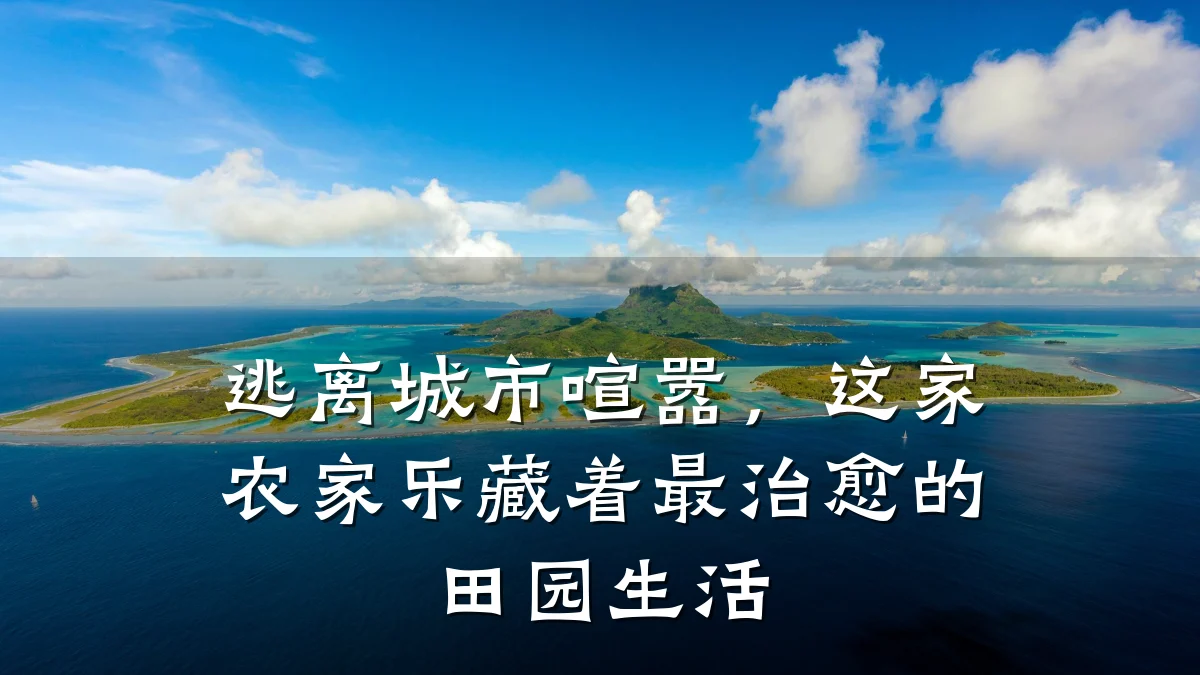 逃离城市喧嚣,这家农家乐藏着最治愈的田园生活