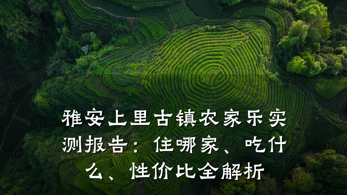 雅安上里古镇农家乐实测报告:住哪家、吃什么、性价比全解析
