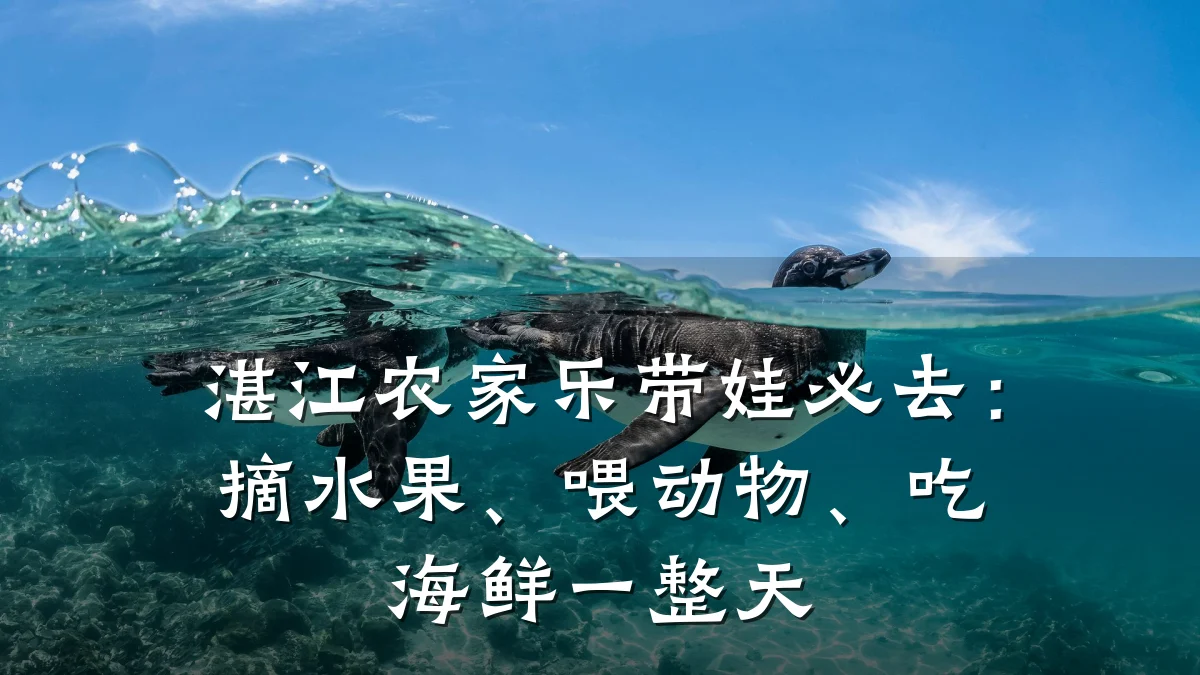 湛江农家乐带娃必去:摘水果、喂动物、吃海鲜一整天