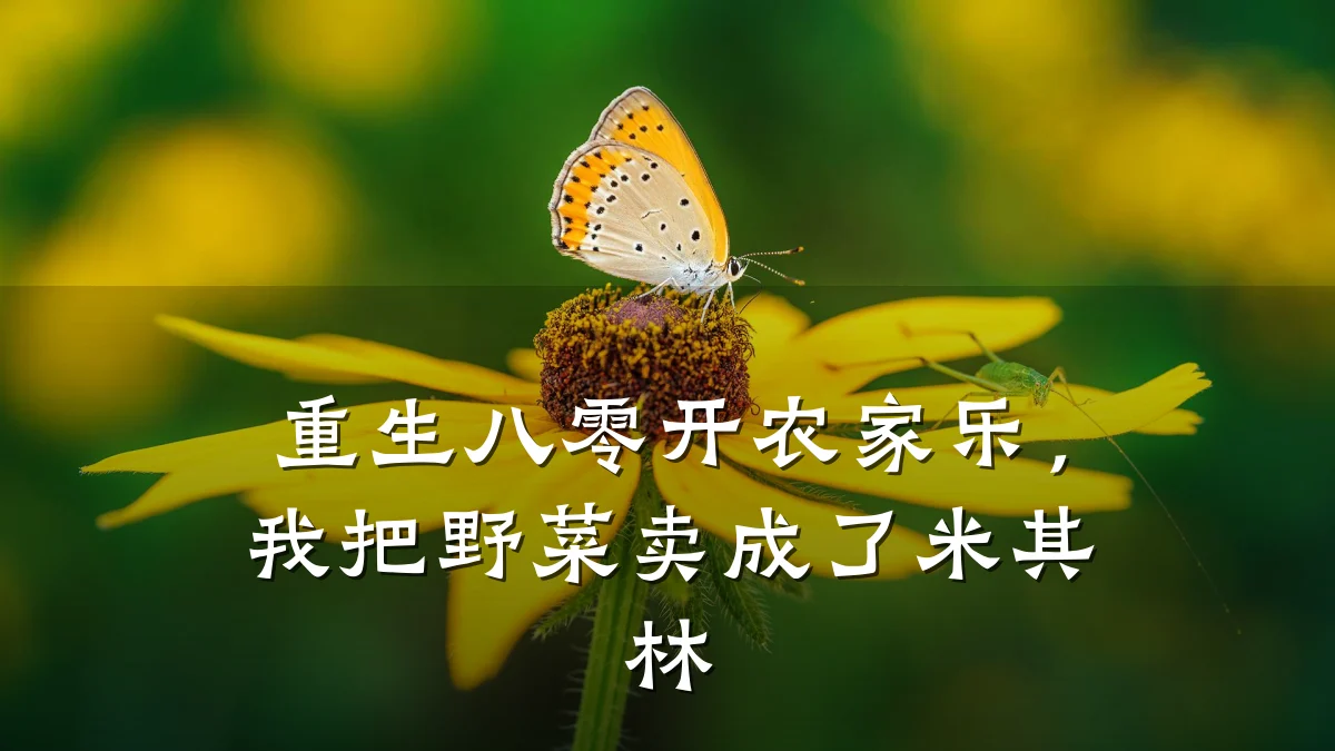 重生八零开农家乐,我把野菜卖成了米其林