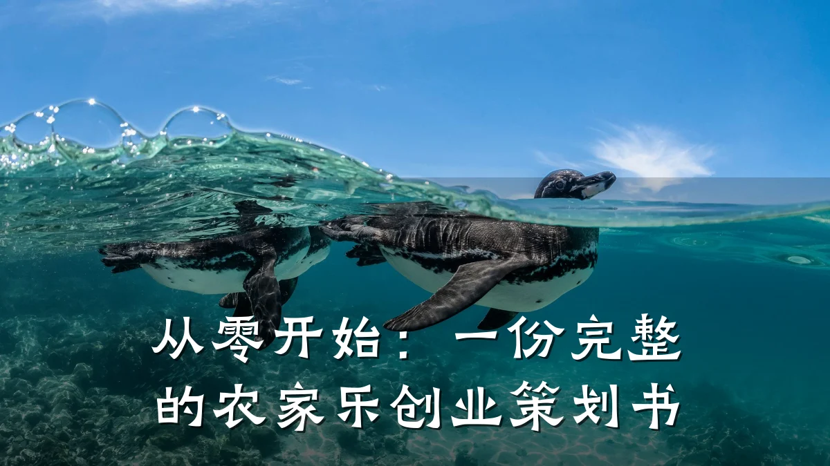 从零开始:一份完整的农家乐创业策划书