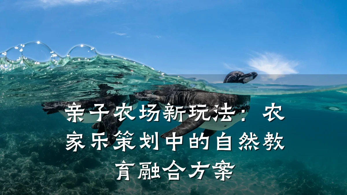 亲子农场新玩法:农家乐策划中的自然教育融合方案