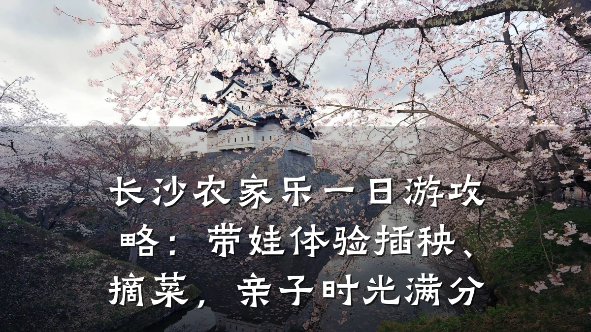 长沙农家乐一日游攻略:带娃体验插秧、摘菜,亲子时光满分
