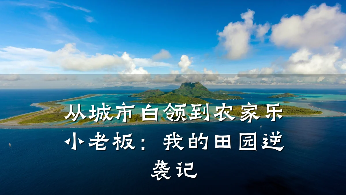 从城市白领到农家乐小老板:我的田园逆袭记