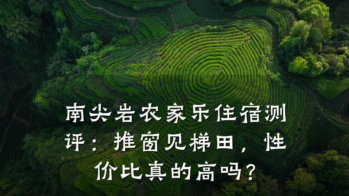 南尖岩农家乐住宿测评:推窗见梯田,性价比真的高吗?
