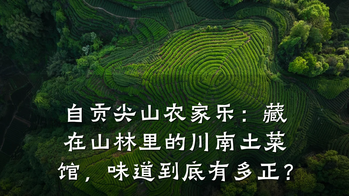 自贡尖山农家乐:藏在山林里的川南土菜馆,味道到底有多正?