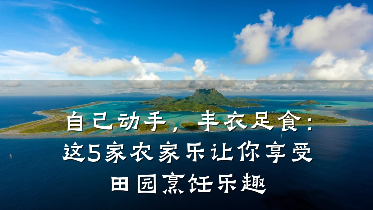 自己动手,丰衣足食:这5家农家乐让你享受田园烹饪乐趣
