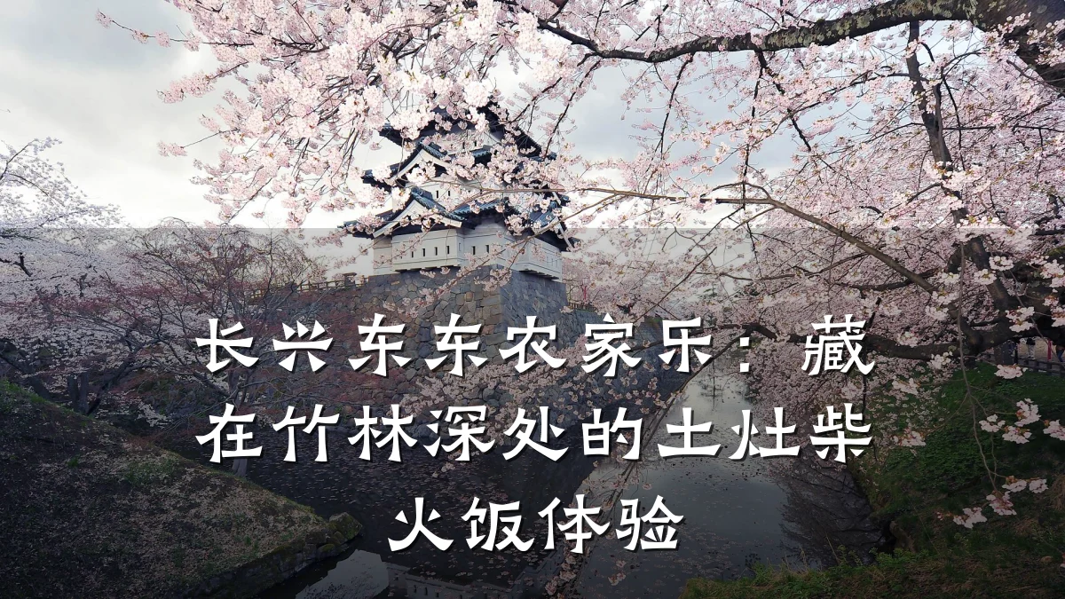 长兴东东农家乐:藏在竹林深处的土灶柴火饭体验