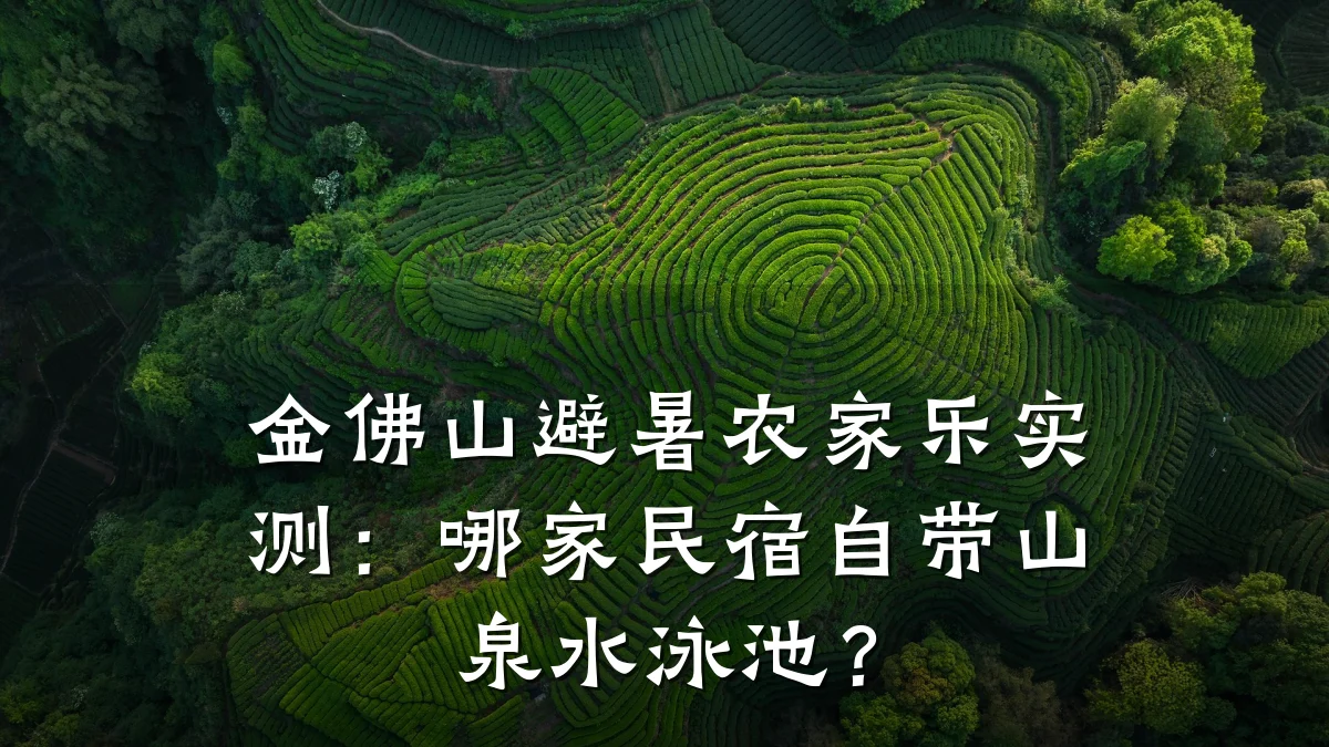 金佛山避暑农家乐实测:哪家民宿自带山泉水泳池?
