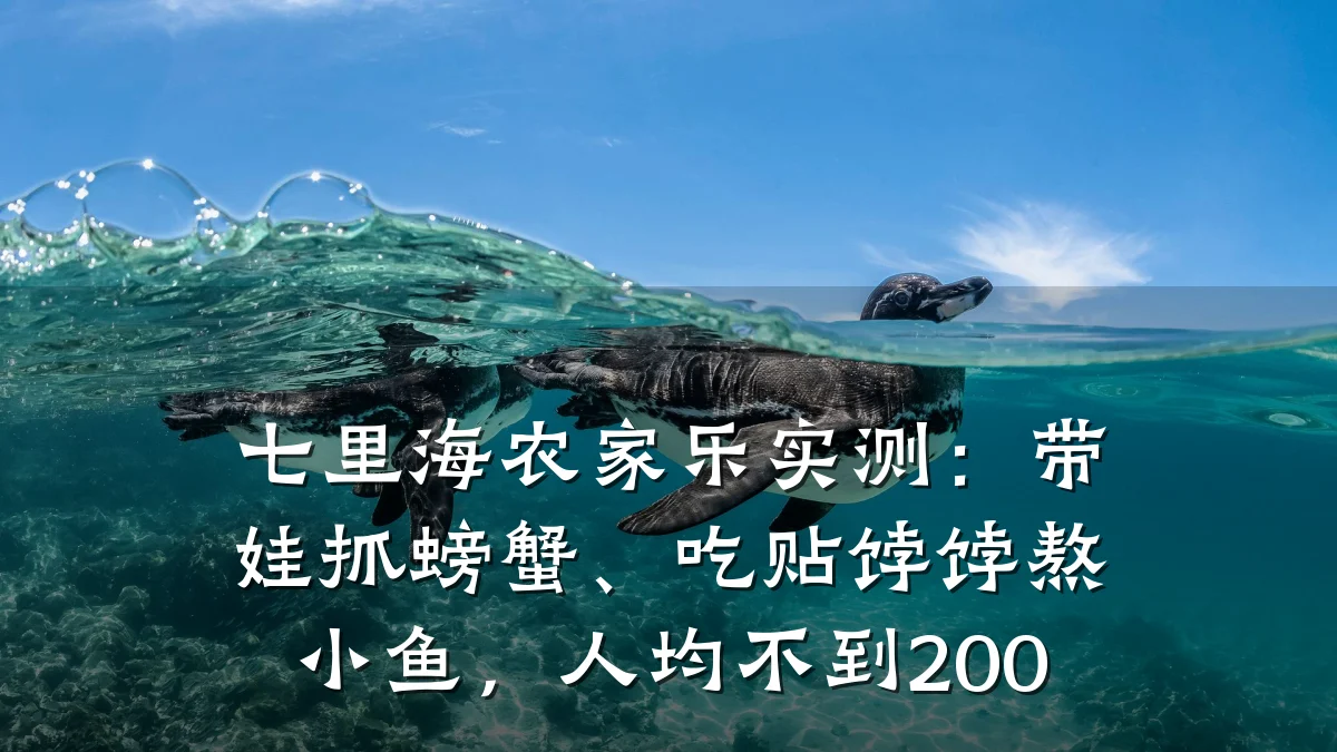 七里海农家乐实测:带娃抓螃蟹、吃贴饽饽熬小鱼,人均不到200