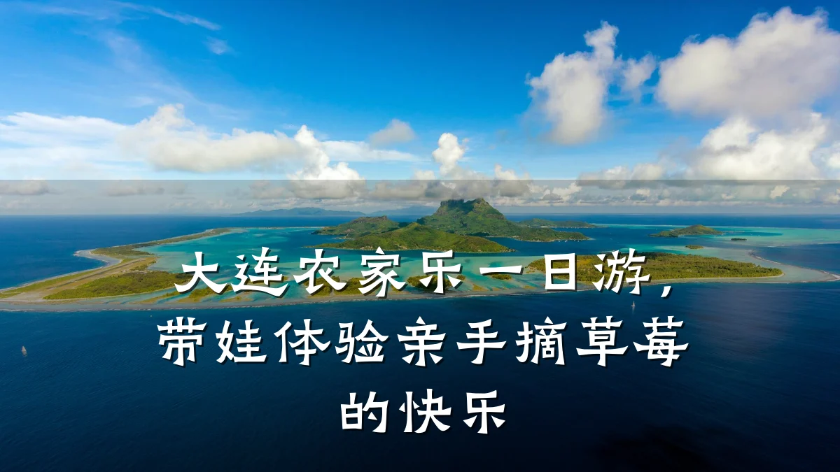 大连农家乐一日游,带娃体验亲手摘草莓的快乐