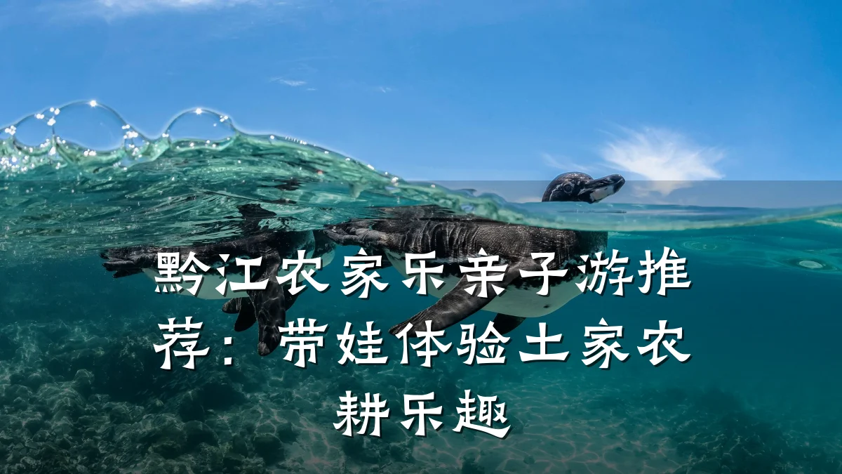 黔江农家乐亲子游推荐：带娃体验土家农耕乐趣