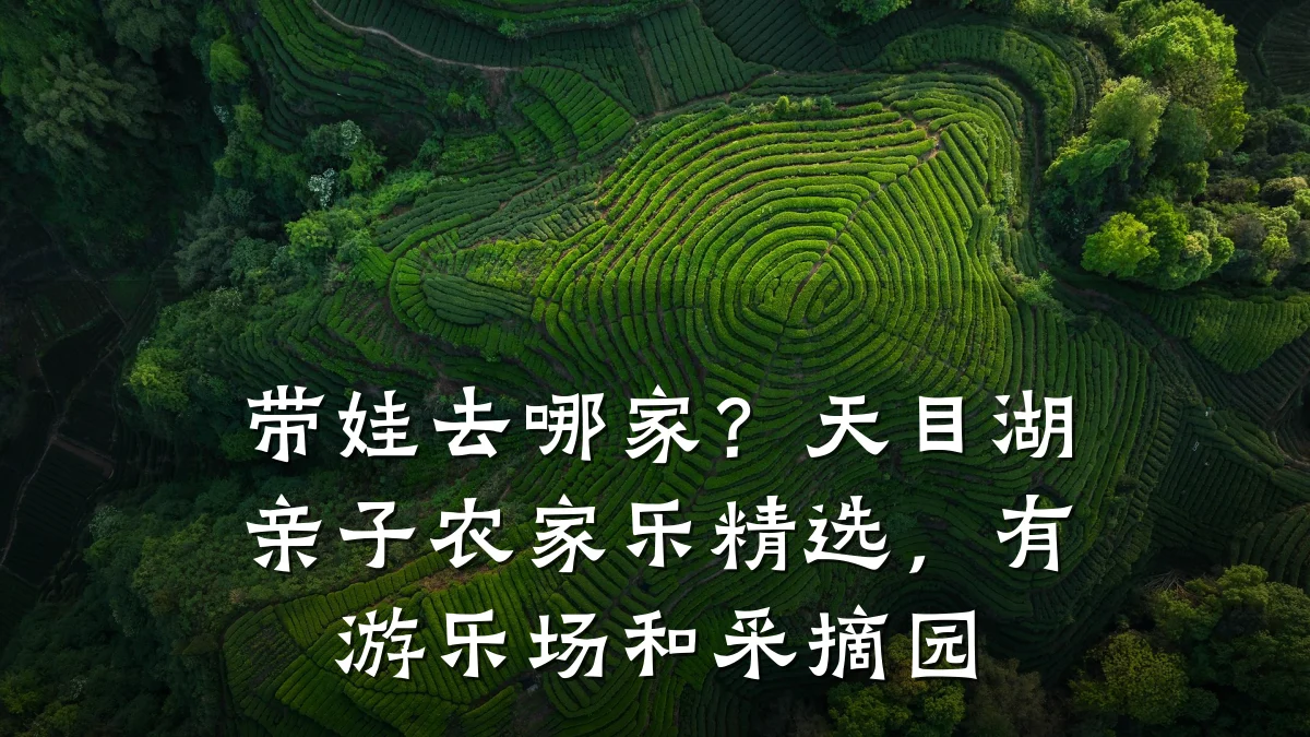 带娃去哪家?天目湖亲子农家乐精选,有游乐场和采摘园