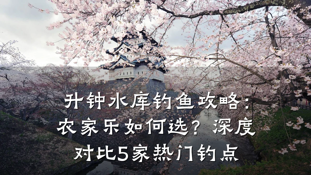 升钟水库钓鱼攻略:农家乐如何选?深度对比5家热门钓点