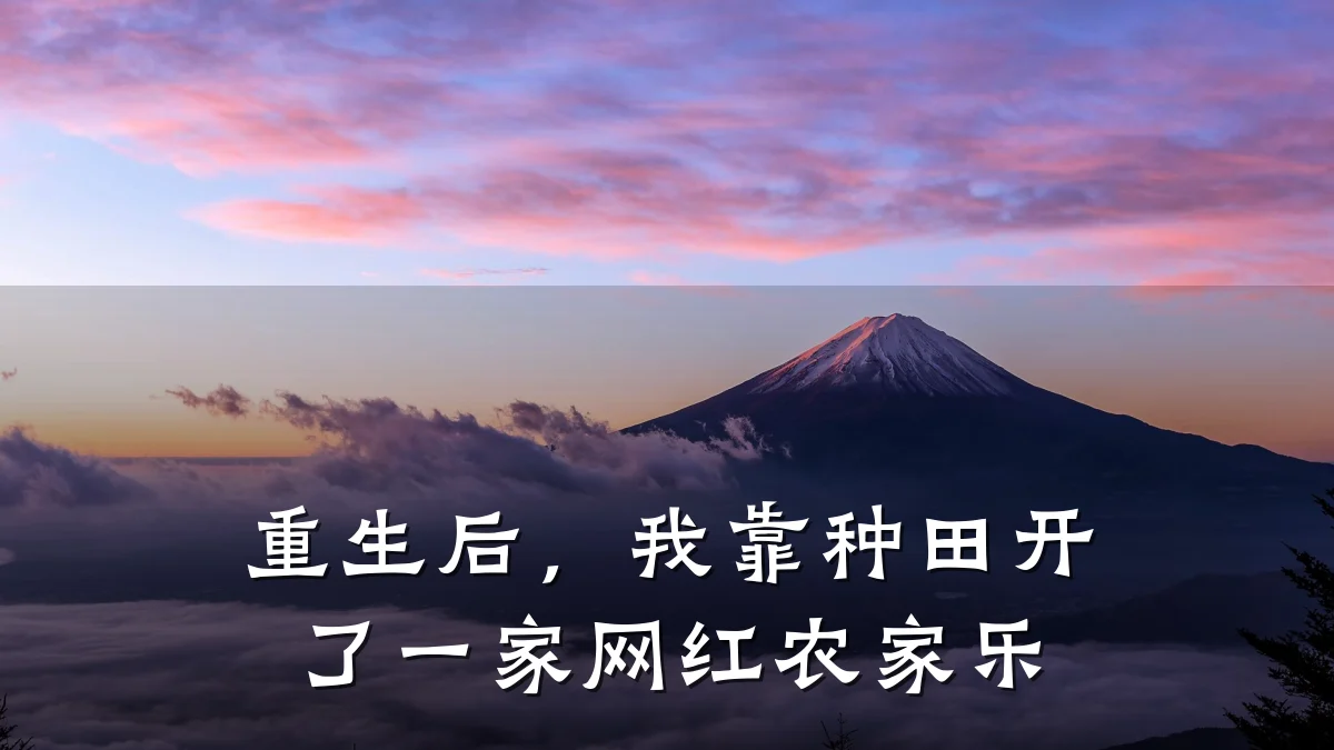 重生后,我靠种田开了一家网红农家乐