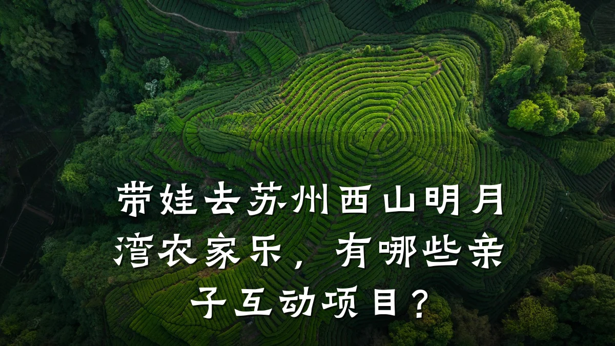 带娃去苏州西山明月湾农家乐，有哪些亲子互动项目？
