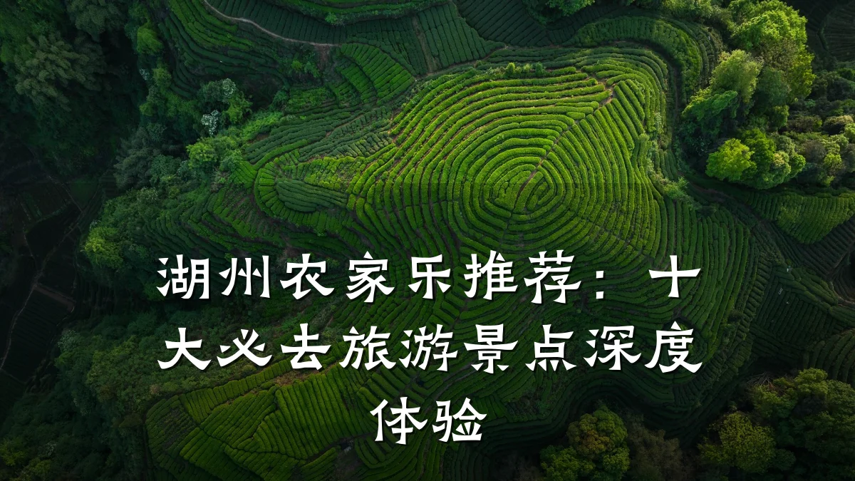 湖州农家乐推荐:十大必去旅游景点深度体验