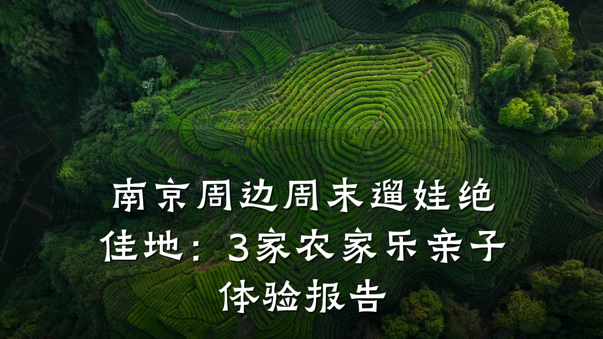 南京周边周末遛娃绝佳地:3家农家乐亲子体验报告
