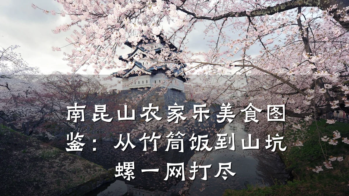 南昆山农家乐美食图鉴:从竹筒饭到山坑螺一网打尽