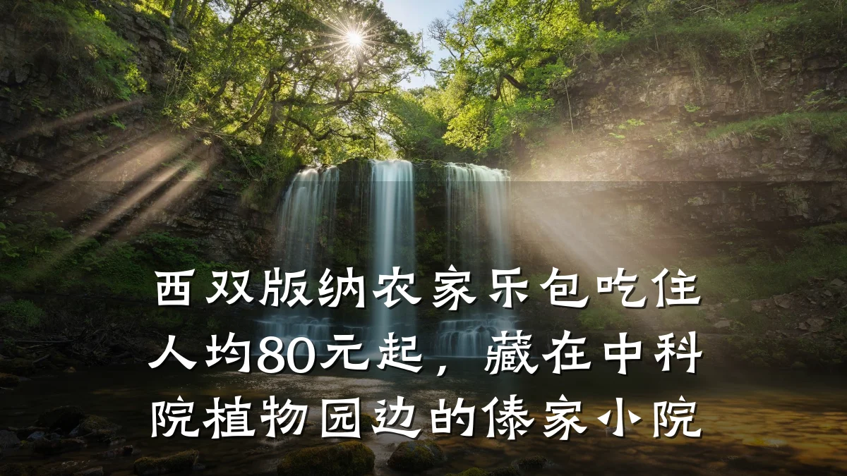 西双版纳农家乐包吃住人均80元起,藏在中科院植物园边的傣家小院