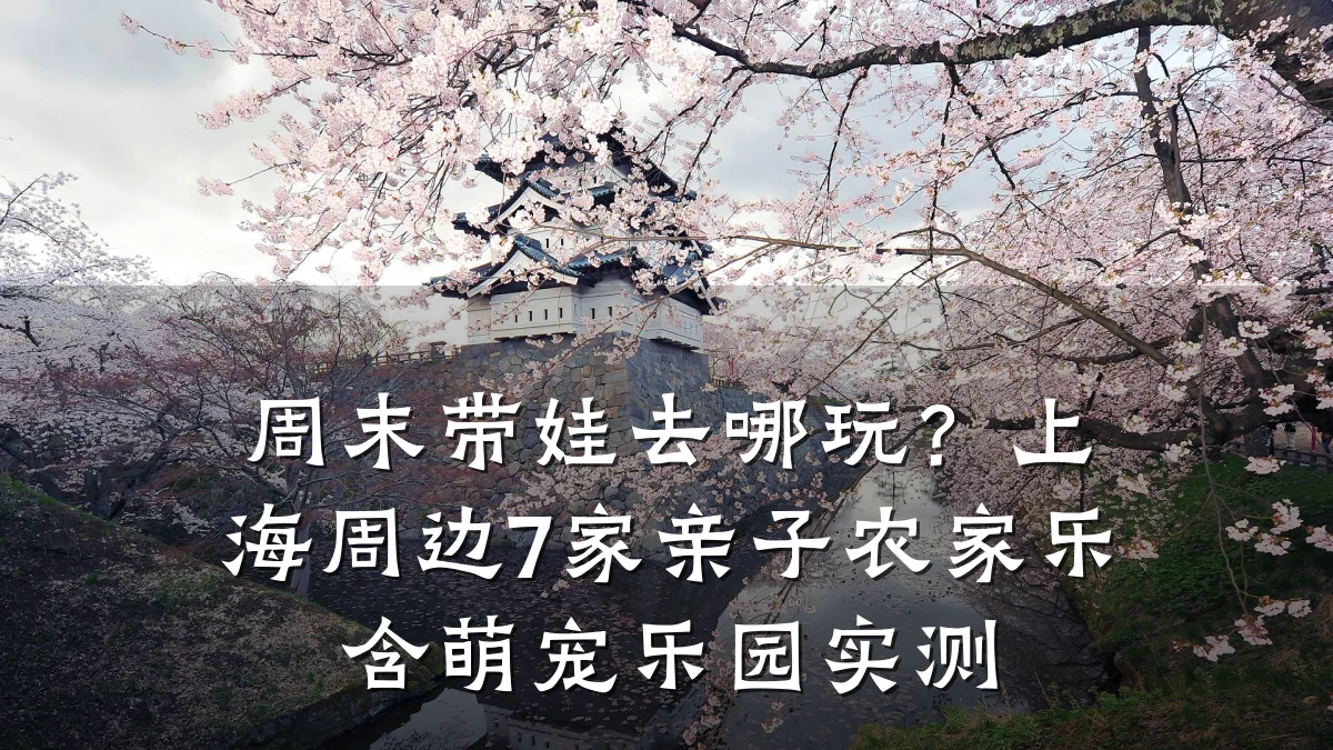 周末带娃去哪玩?上海周边7家亲子农家乐含萌宠乐园实测