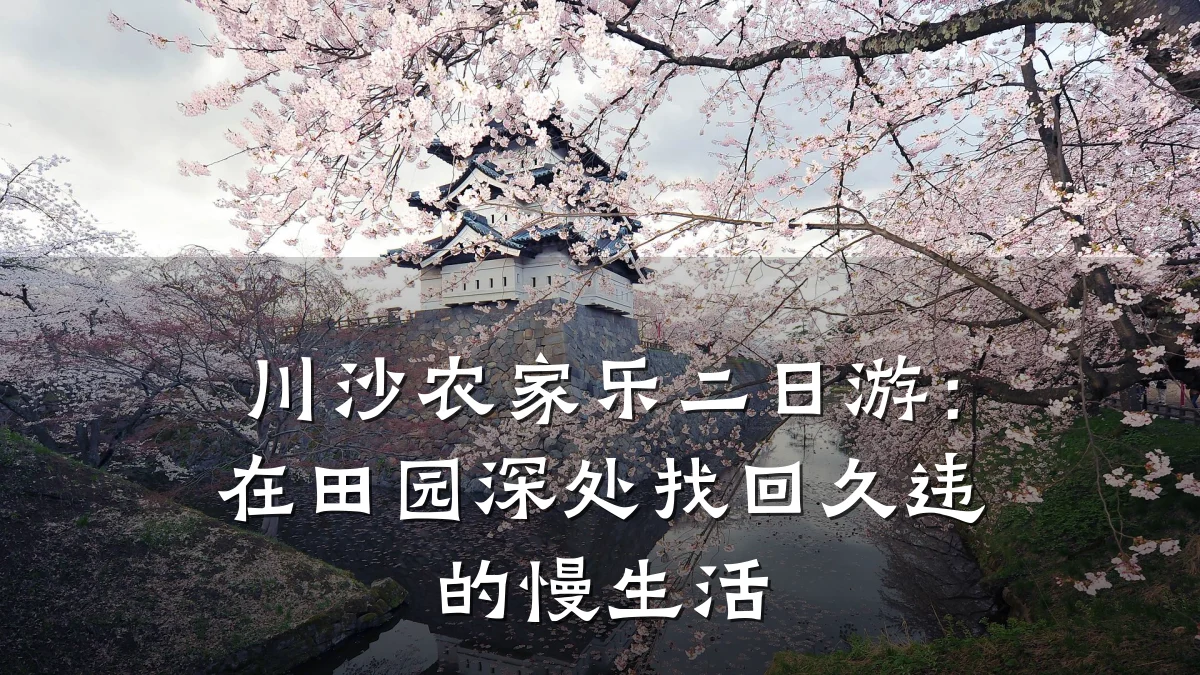 川沙农家乐二日游：在田园深处找回久违的慢生活