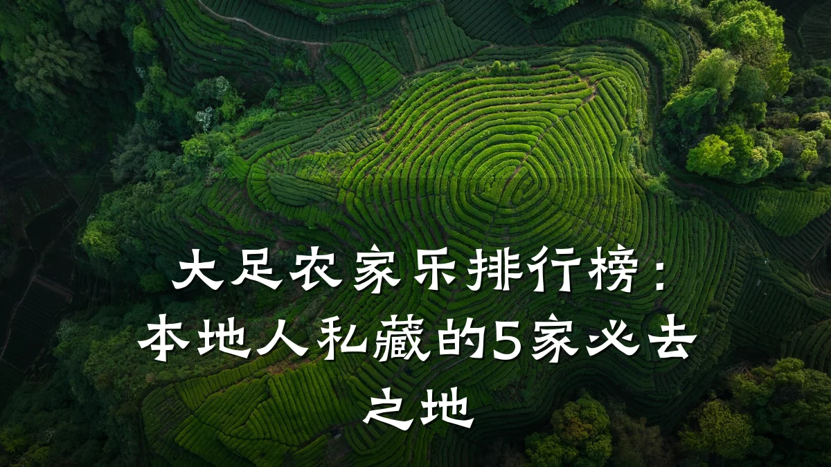 大足农家乐排行榜:本地人私藏的5家必去之地