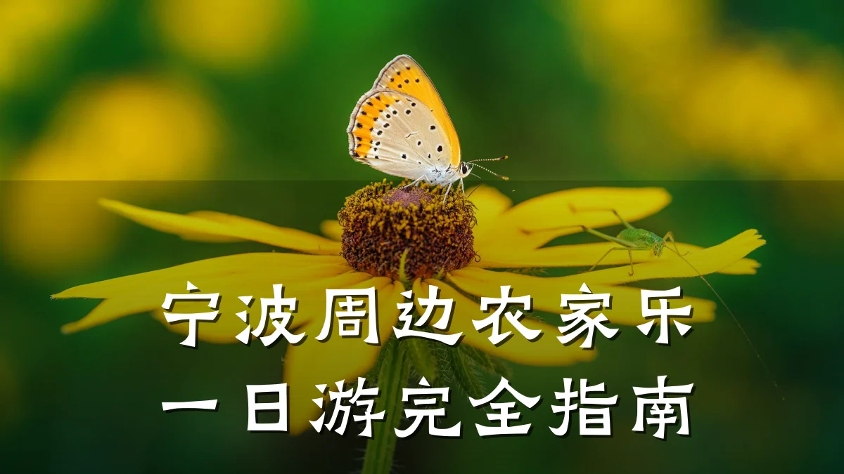 宁波周边农家乐一日游完全指南