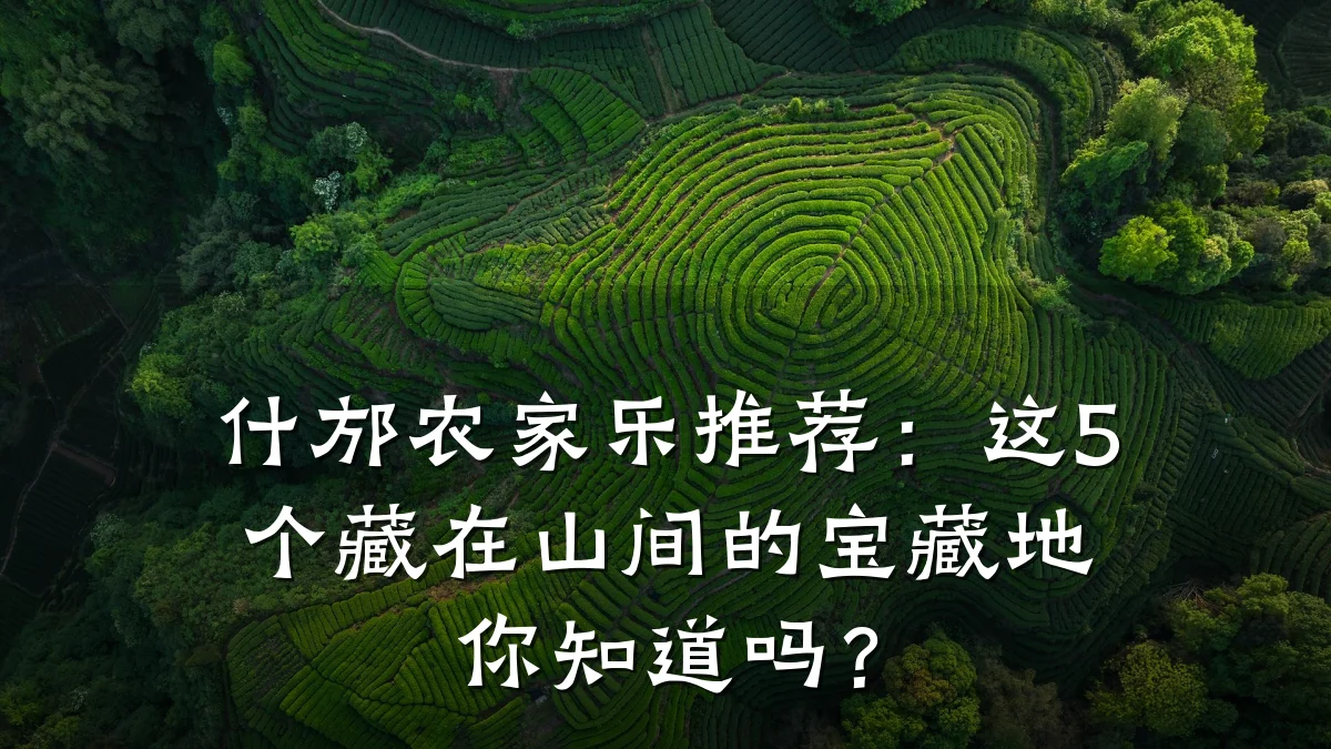 什邡农家乐推荐：这5个藏在山间的宝藏地你知道吗？