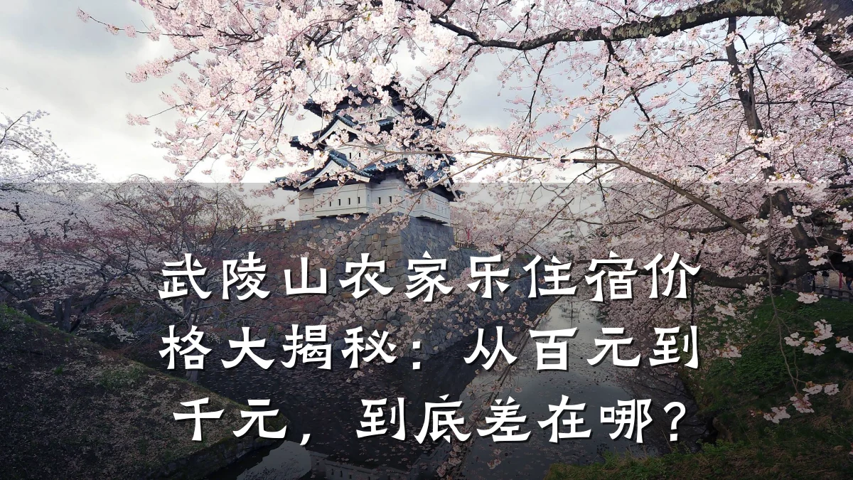 武陵山农家乐住宿价格大揭秘:从百元到千元,到底差在哪?