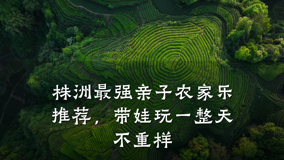 株洲最强亲子农家乐推荐，带娃玩一整天不重样